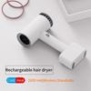 Tragbarer professioneller Haartrockner USB wiederaufladbar ABS intelligent kabellos Kühl- und Heizhaartrockner Familie Reise