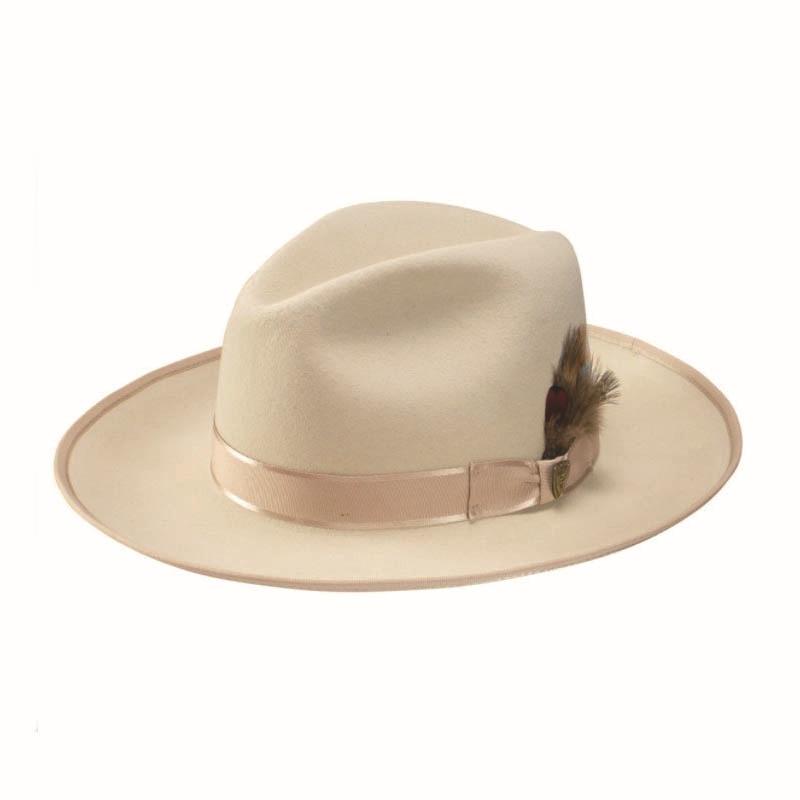 

Manufacturer Casual Jazz Hatnew Pure Wool Top Hat Bow, Webbing Decorative Felt Hat L（58-60cm） бежевий