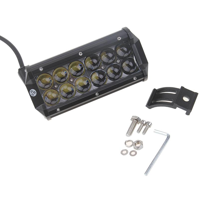 LED Work Light Bar with LED Chip Spot Flood Beam for ATV Automobile Motocycle 12V 24V Light Bar