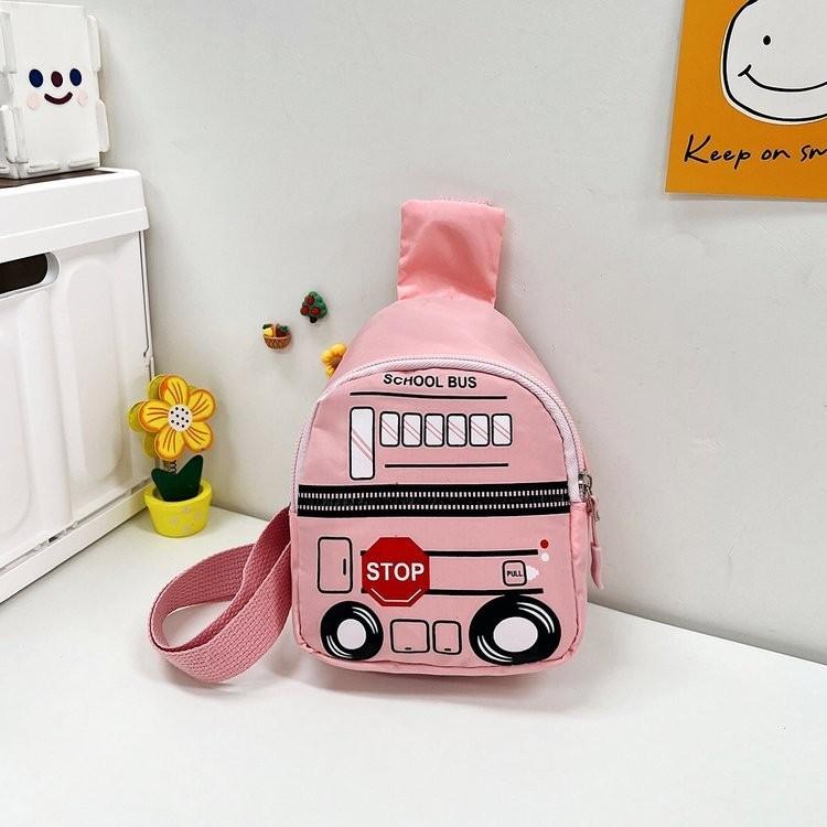 Trendy Car-themed Chest Bag For Toddlers Cool Nylon Crossbody Bag For Boys And Girls
