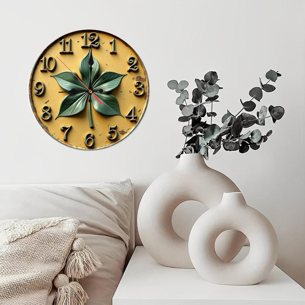 Eco-Friendly 25x25cm Wood Wall Clock Made from Sustainable Solid Wood Material