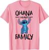 Lilo & Stitch - Ohana Means Family Fashion Casual T-Shirt S-4XL Four Seasons