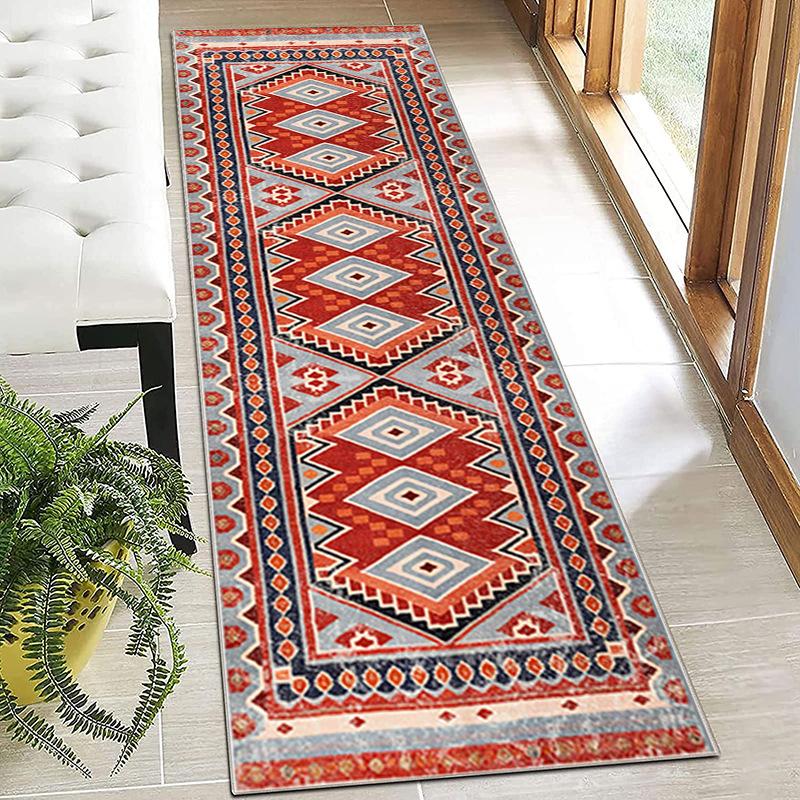 

Hallway Carpets Home American Balcony Area Rugs Stairway Corridor Aisle Rug Party Wedding Anti Slip Runner Floor Mat 60cmx90cm