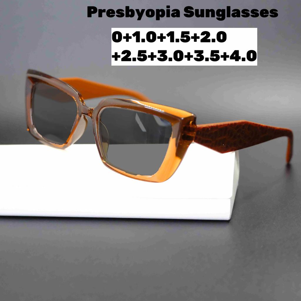 New Vintage Square Presbyopia Sunglasses Women Men Luxury Brand Reading Sun Glasses Male Female Eyewear Oculos De Sol +1.5+2.0