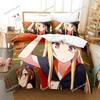 The Pet Girl of Sakurasou Cartoon Poster Sheets Quilt Covers Bedding Dormitory Sheets Bedding Set Soft Warm Bedding Set963