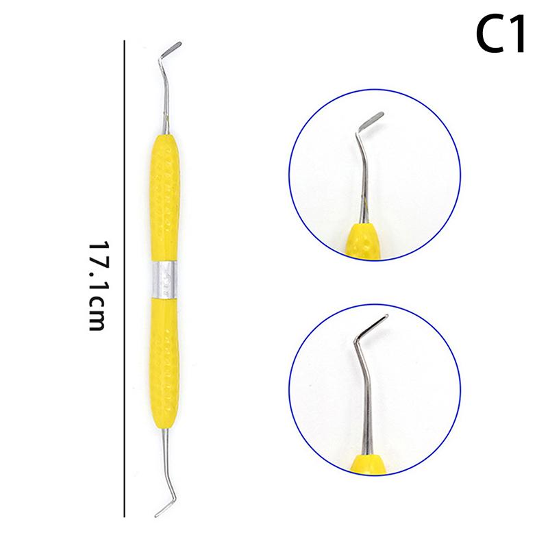 Zahnmedizinische doppelseitige Silikonharz-Füllspatel Kompositfüllung Chirurgische Instrumente Füllungen Zahnarztzubehör Zahnarztwerkzeug