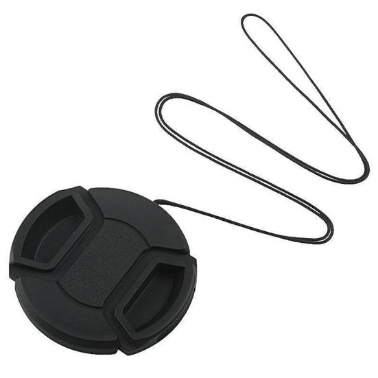 Universal Camera Lens Impact Resistant Simple Cap Protector Installation Snap-on Front Lens Cover