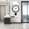 Personalized simple clock fashion creative living room wall clock European modern home decoration quartz clock electronic silent clock
