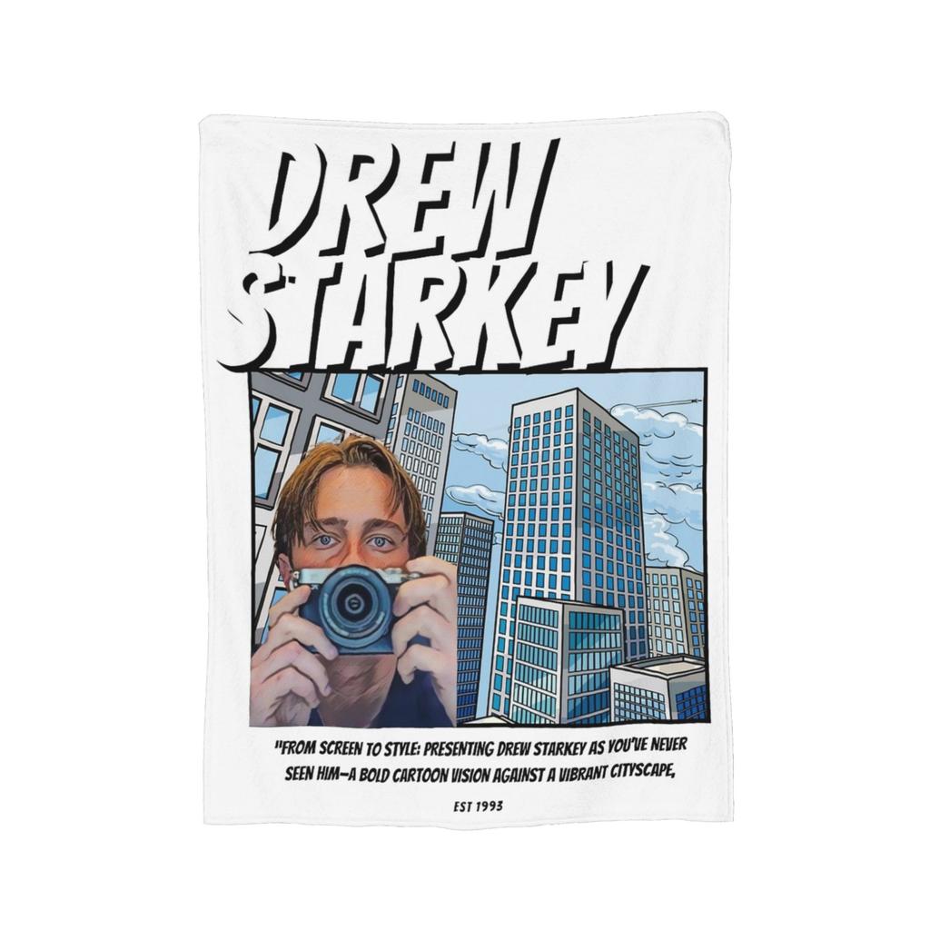 Drew Starkey Coperte Design Retrò Pile Tutte le Stagioni Multifunzione Leggere Sottili Coperte da Lanciare per Casa Camera da Letto Pezzo di Tappeto
