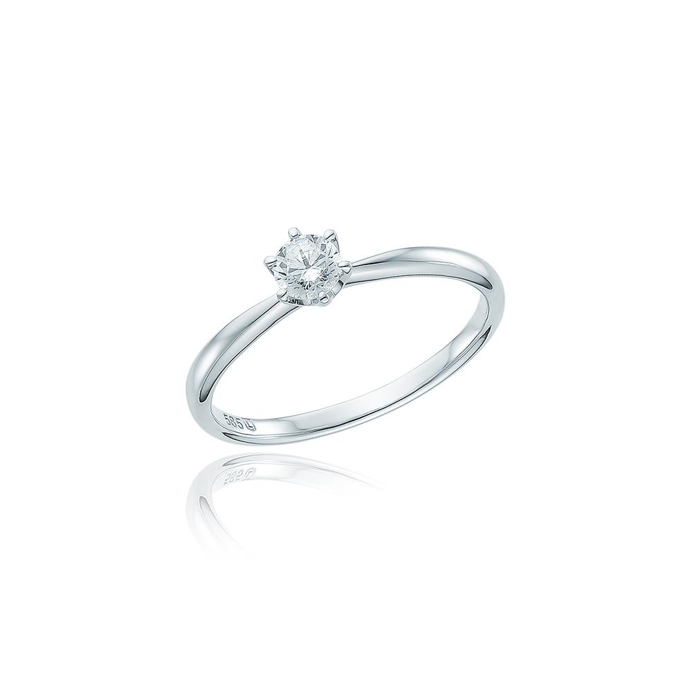 Lloyd Diamond 0.2Ct 6-Prong 14K Gold Ring Lrd21116D