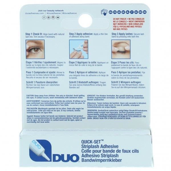 Duo - Colle Pour Faux Cils Quick-Set - Blanche Transparente 7gDuo