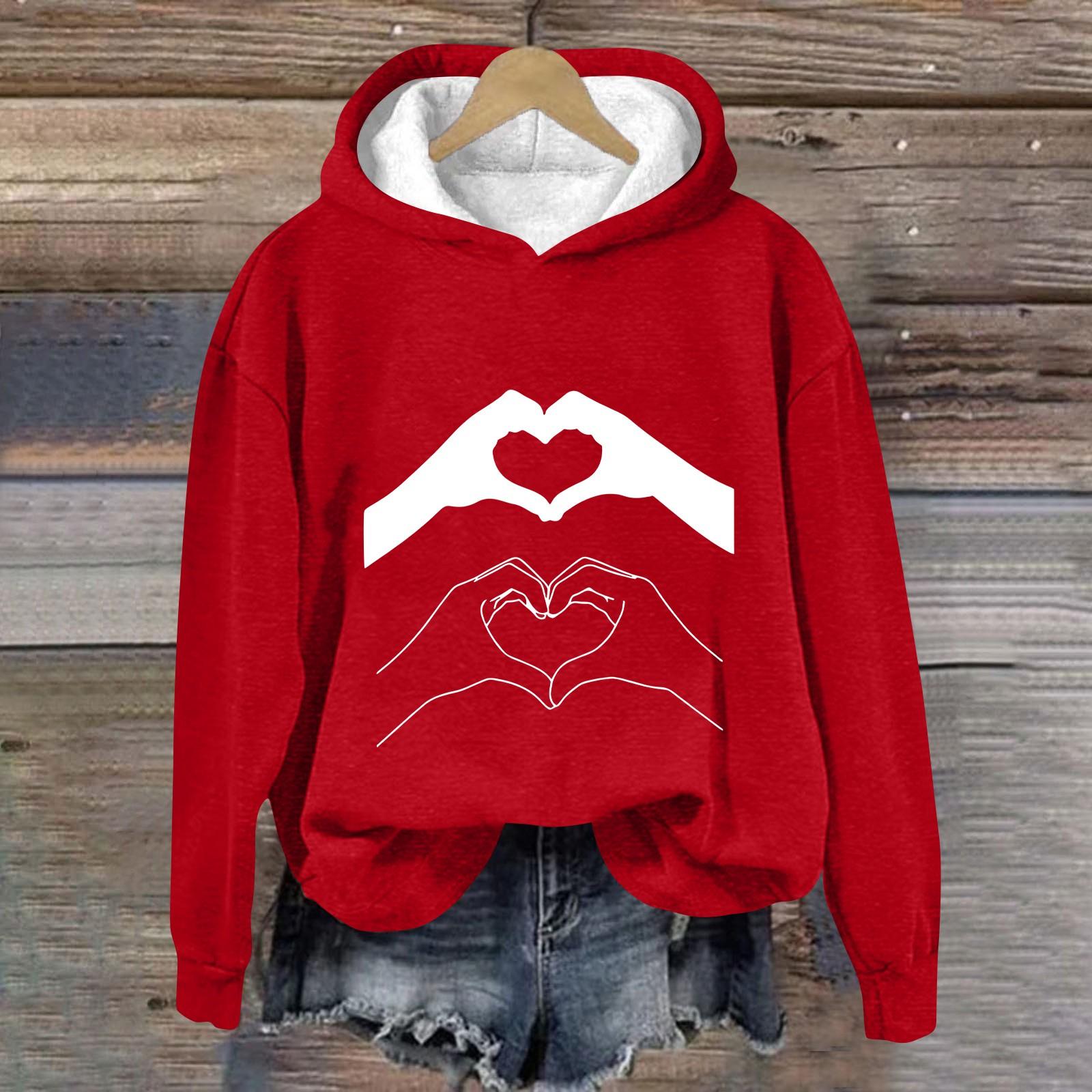 

Женские толстовки с длинным рукавом с принтом, толстовки, одежда для девочек-подростков, повседневные пуловеры, модные повседневные универсальные повседневные толстовки, топ M винный