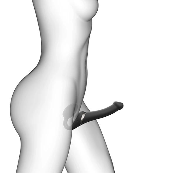 Strap-on Vibrator - Strap-On-Me Multi Orgasm Black S