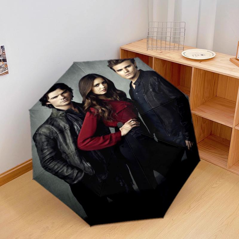 Twilight Saga Romance Automatic Umbrella - Suitable Travel Outdoor Portable Umbrella Birthday Gift Daily Essentials