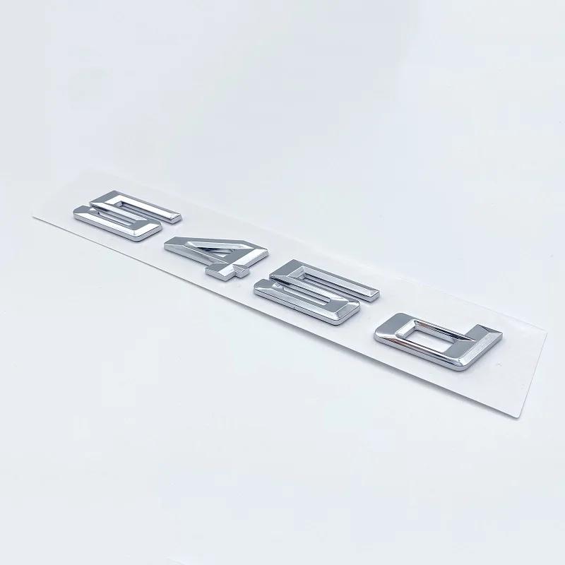 3D New Font Numbers Letters for BMW 5Series E39 E60 E61 F10 F1 520d 523d 525d 530d 535d 540d ABS Emblem G30 Car Trunk Sticker