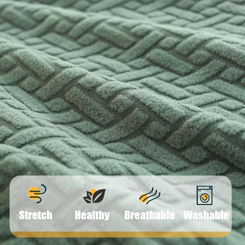 Skirt Dining Chair Cover Jacquard Elastic Soft Seat Cover Anti-dirty Stool Slipcover Suitable for Kit Pet Room Living Home Decor