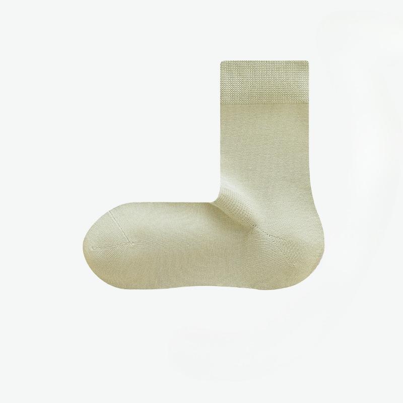 Female Spring and Autumn Leisure All Purpose Antibacterial Anti Pilling Boneless Cotton Socks