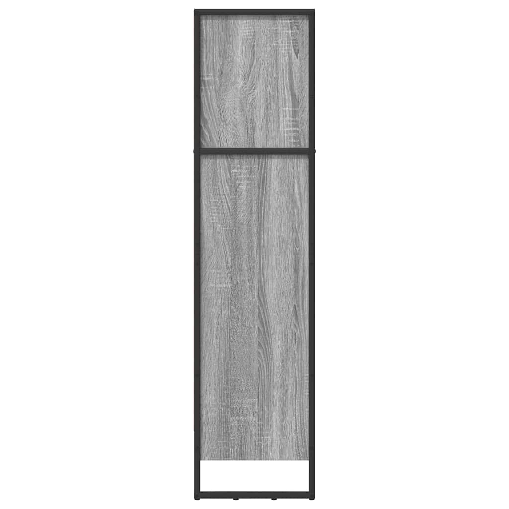 Bookshelf Grey Sonoma 60 x 30 x 121 cm Engineered Wood