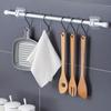 4pcs Nail-Free Adjustable Curtain Rod Holder Clamp Curtain Rod Brackets