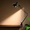 LED Adjustable Eye-Friendly Desk Lamp for Study, Reading, and Work with Long Arm and Clip, Ideal for Eyelash Extensions and Manicures.