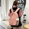 Schoolbag Korean Ins Schoolbag Junior High School Girls Large Capacity Backpack College Students Lightweight Simple Backpack