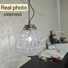 Nordic Modern Globe Crystal Pendant Light Luxury Creative Restaurant Exhibition Hall Lobby Decoration Living Room Main Pendant