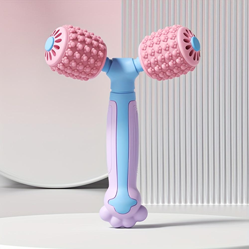 Y-Shaped Handheld Massage Roller Stick 360° Rotatable Massager for Neck Shoulder Leg Arm Muscle Soreness Relief Portable Tool