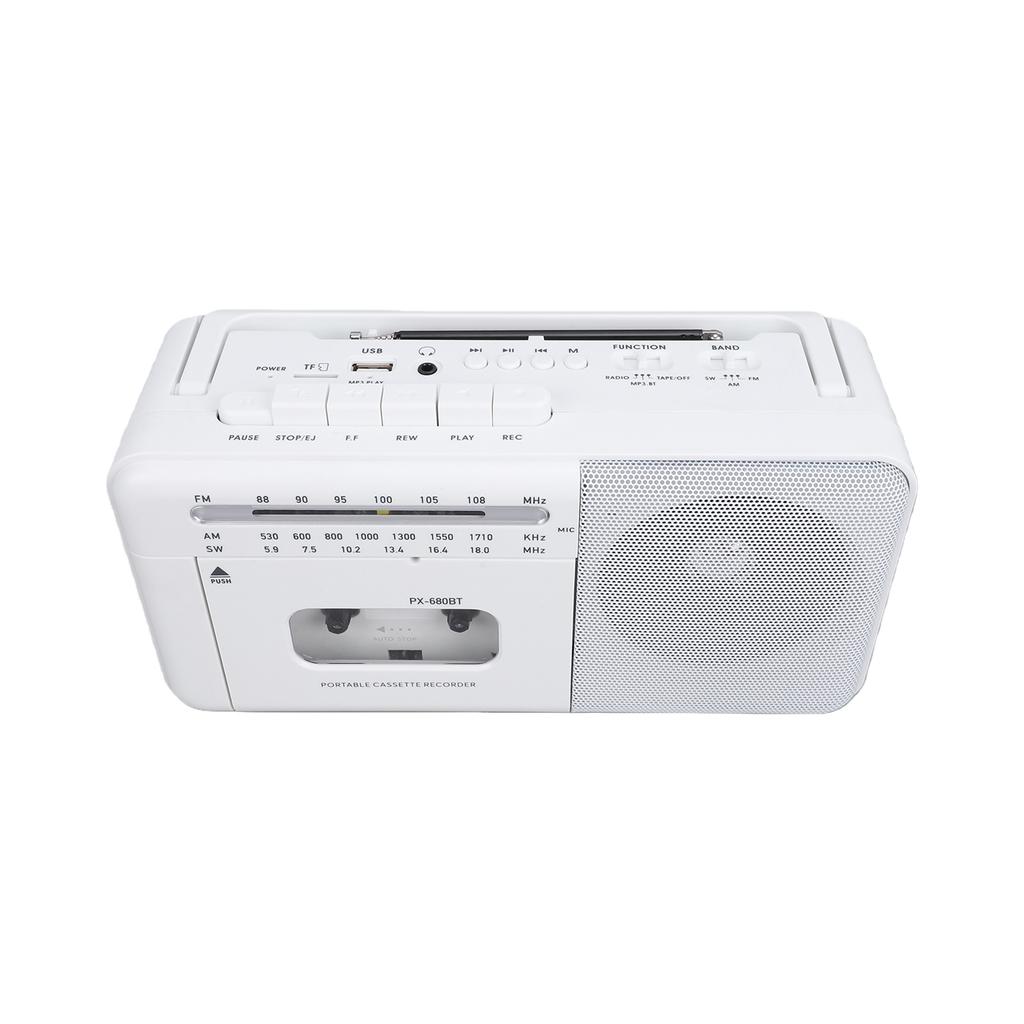 Portable Cassette Player with AM FM SW Radio Retro with Headphone Jack Casette Tape Recorder for Home Travel AC Battery
