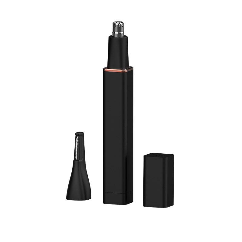 Electric Nose & Ear Hair Trimmer Compact Portable Waterproof USB Charging Grooming Tool for Safe Shaving