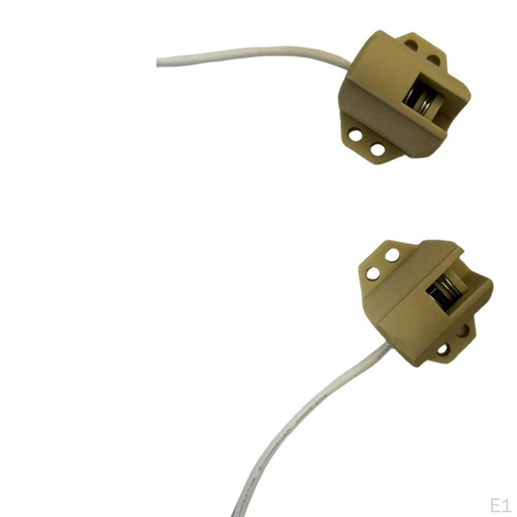Pair of Ceramic Lampholders R7S Lampholder Base Halogen LED Socket