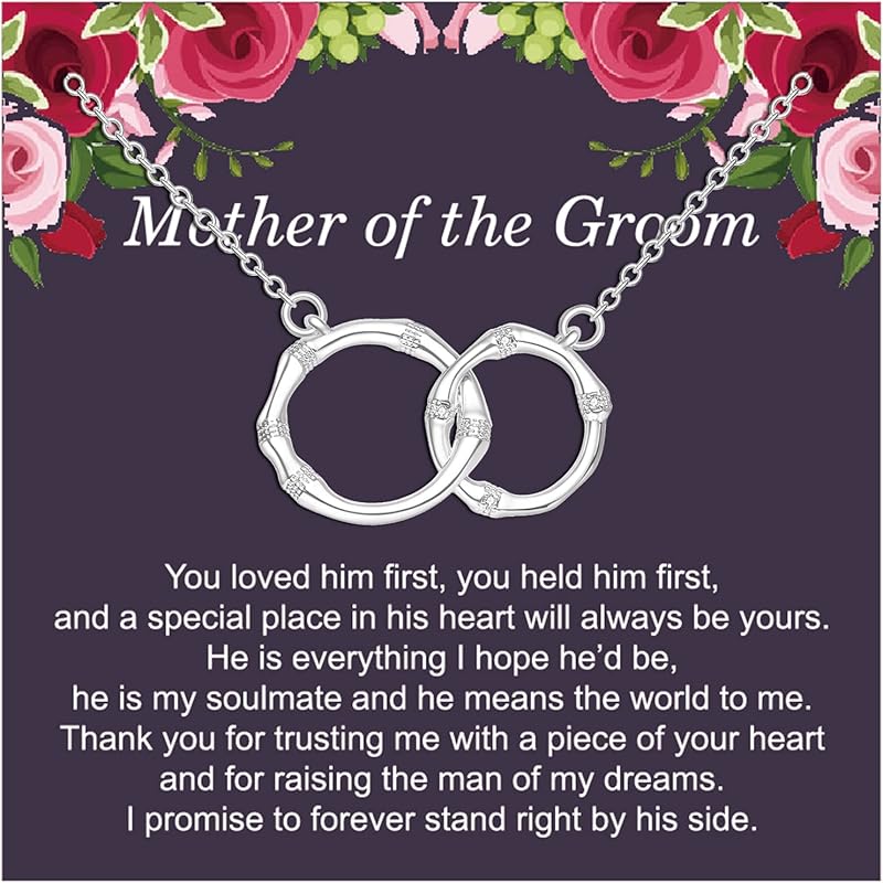 Mothers Day Gifts for Mom Daughter Mother Daughter Necklace for Mom To Daughter Grandma Granddaughter Mother-in-law Mother of the Groom Bonus Mom T-Mother Daughter Necklac