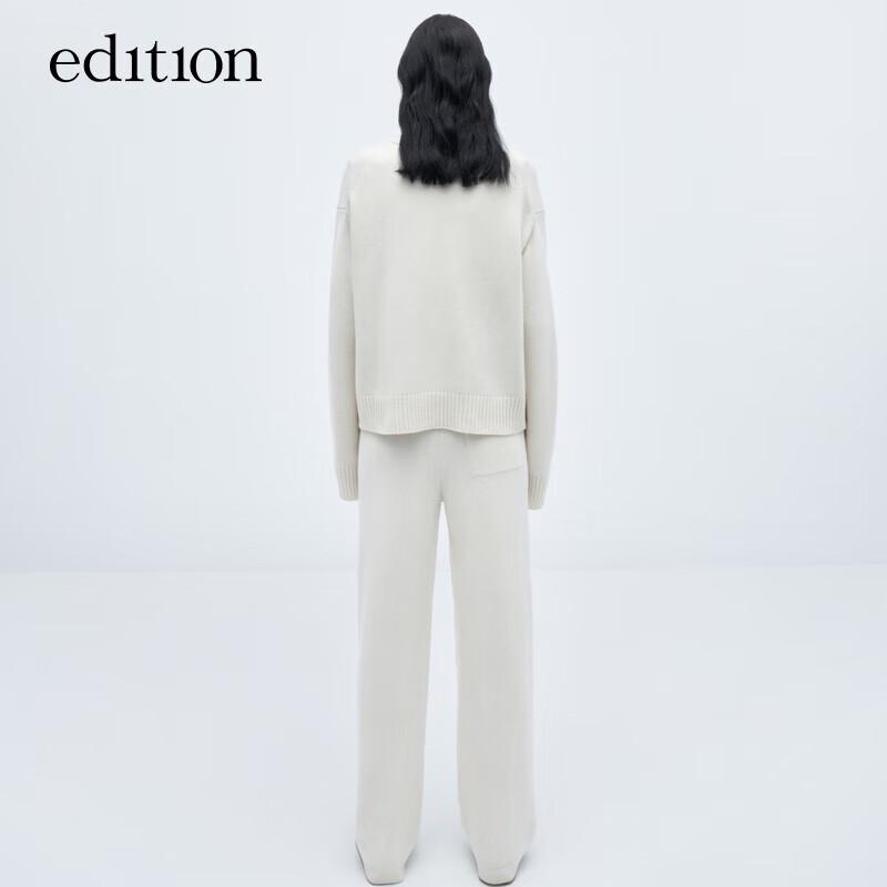 Edition Women's Merino Wool Knit Cardigan & Vest Set