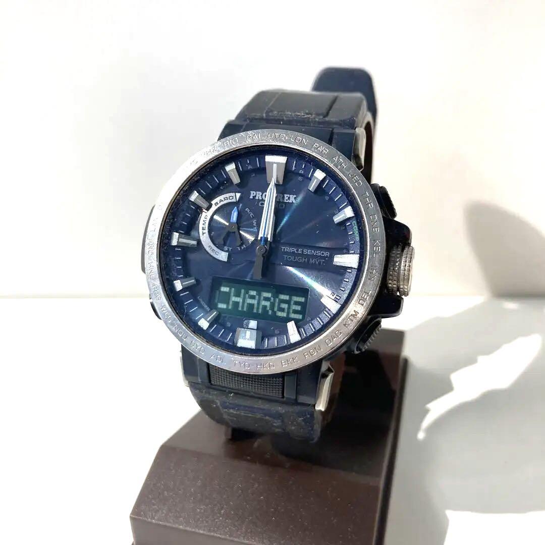 

[USED] s1559 Casio Pro Trek PRW-60 MULTIBAND6 Watch