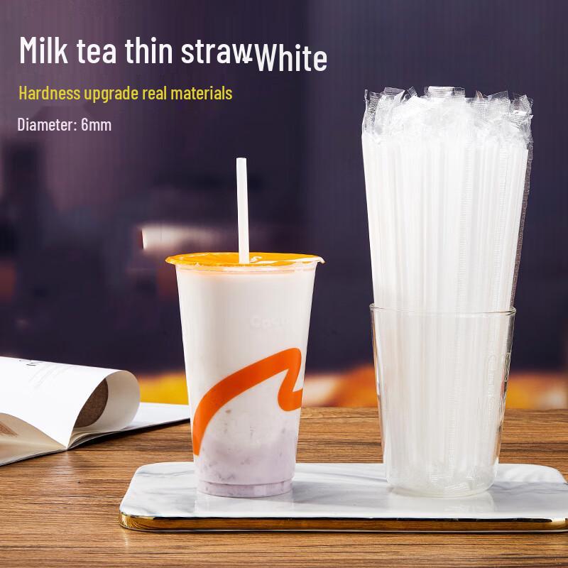 Individually Wrapped Disposable Thin Straws