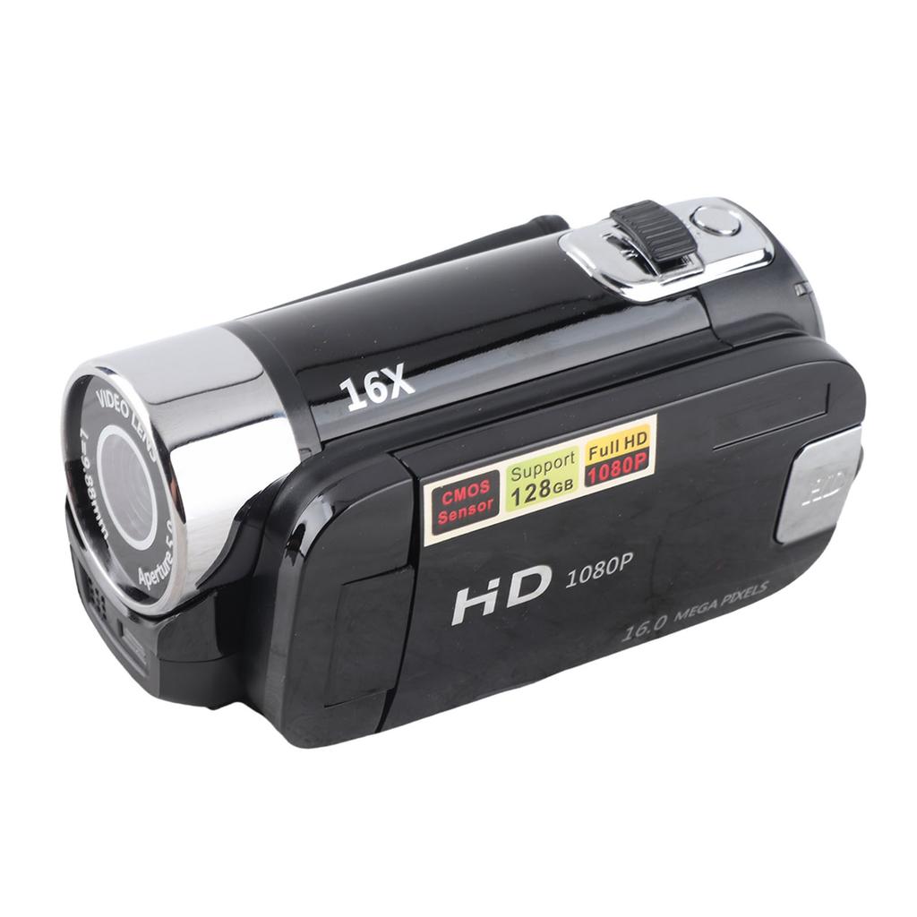 Digital Camera 1080P 16MP HD 16X Zoom Anti Shake Handheld Built in Microphone Video Camera with LED Fill Light