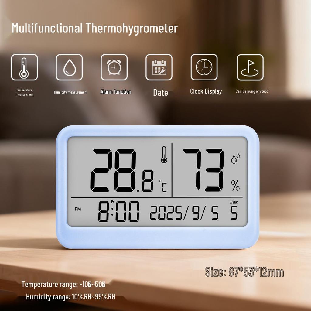 Mini Digital Thermometer & Hygrometer for Pets, Cars, and Aquariums