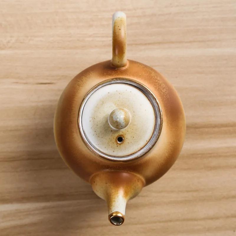 Wholesale Stoneware Teapot Single Teapot Entirely Handmade Creative Vintage Household Tea Set Siteel Traditional Chinese TeaSet