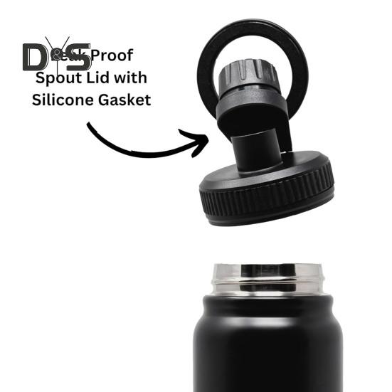 2-in-1 Insulated Cup Lid Leak-proof Water Bottle Spout Lid Magnetic Phone Holder Multifunctional Phone Stand Bottles Lid