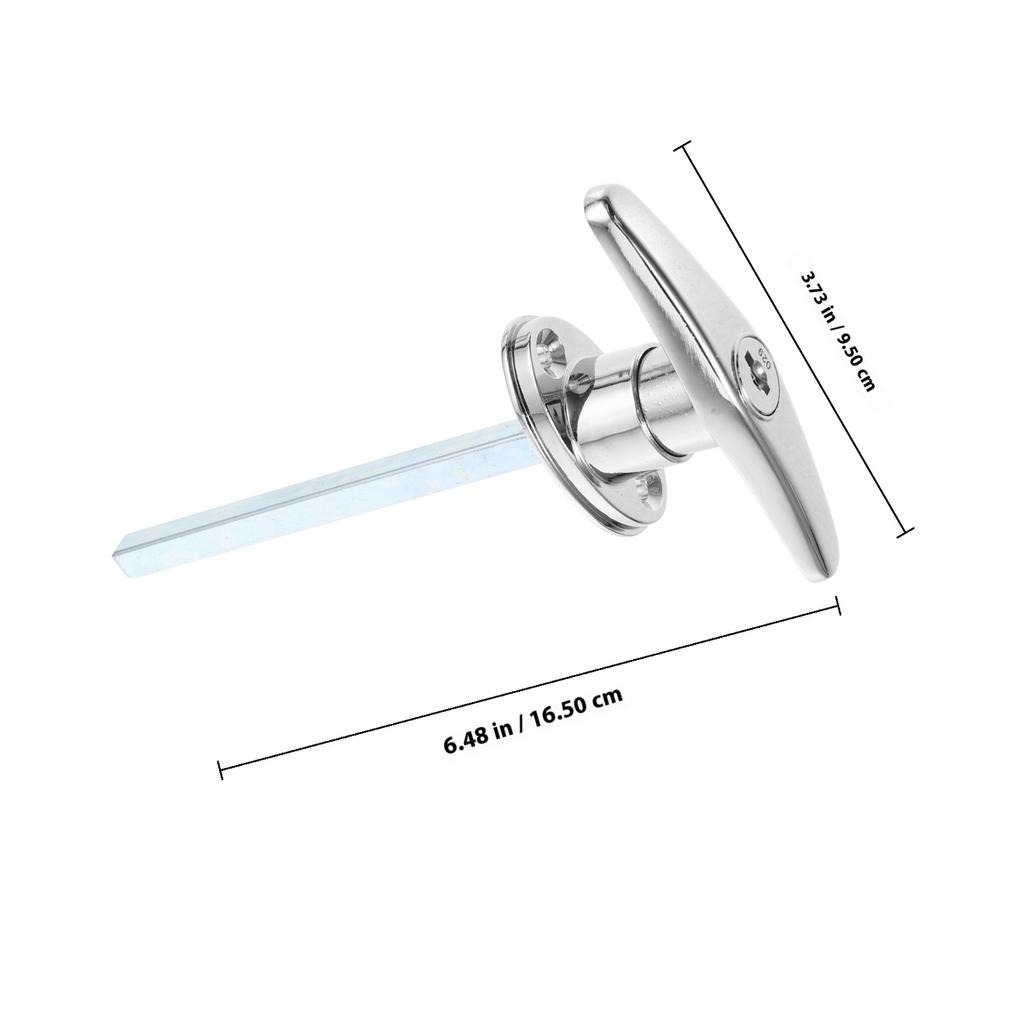 Zamek z uchwytem T ze stopu cynku Wytrzymały zestaw zamków do drzwi stodoły Uchwyt do drzwi przesuwnych garażowych Zamykany na klucz Komercyjne uchwyty do szopy Zewnętrzne