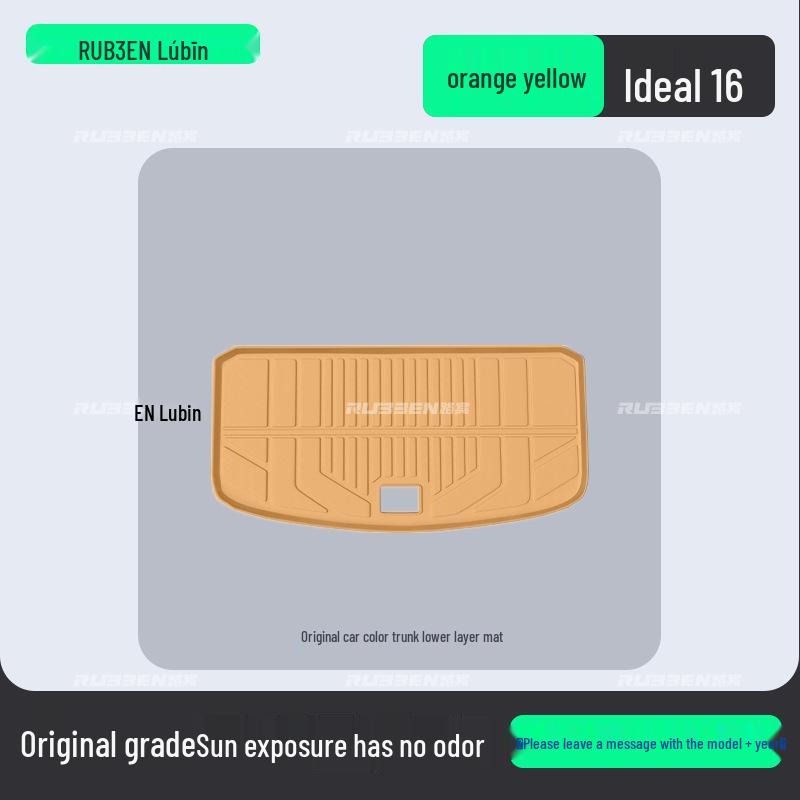 Ideal i6/i8 TPE Trunk Mat: Full Coverage, Anti-Scratch, Wear-Resistant for Integrated Trunk Modification