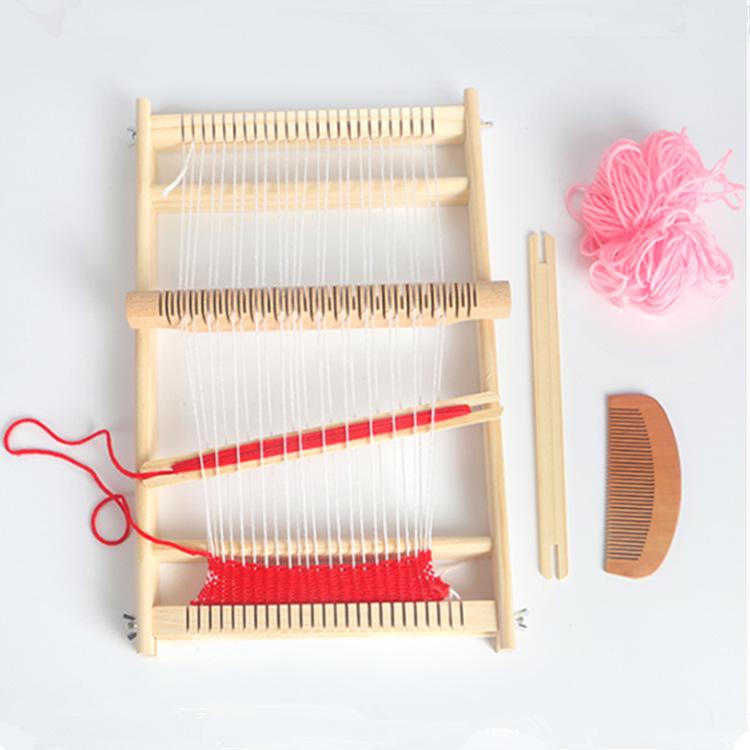 Loom DIY Weaving Kit for Kids & Adults - Handmade Wooden Craft for Students