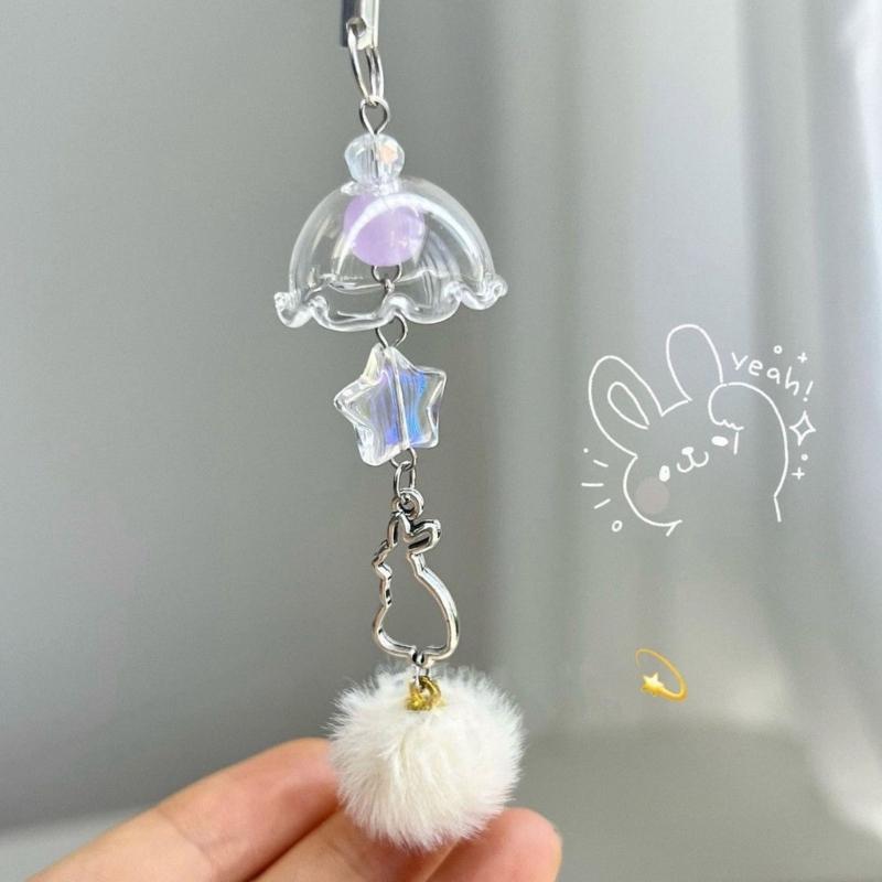 Unique Designs Beaded Phone Charm Stylish Handmade Phone Cord Phone Lanyard Charm For Commuting And Social Event