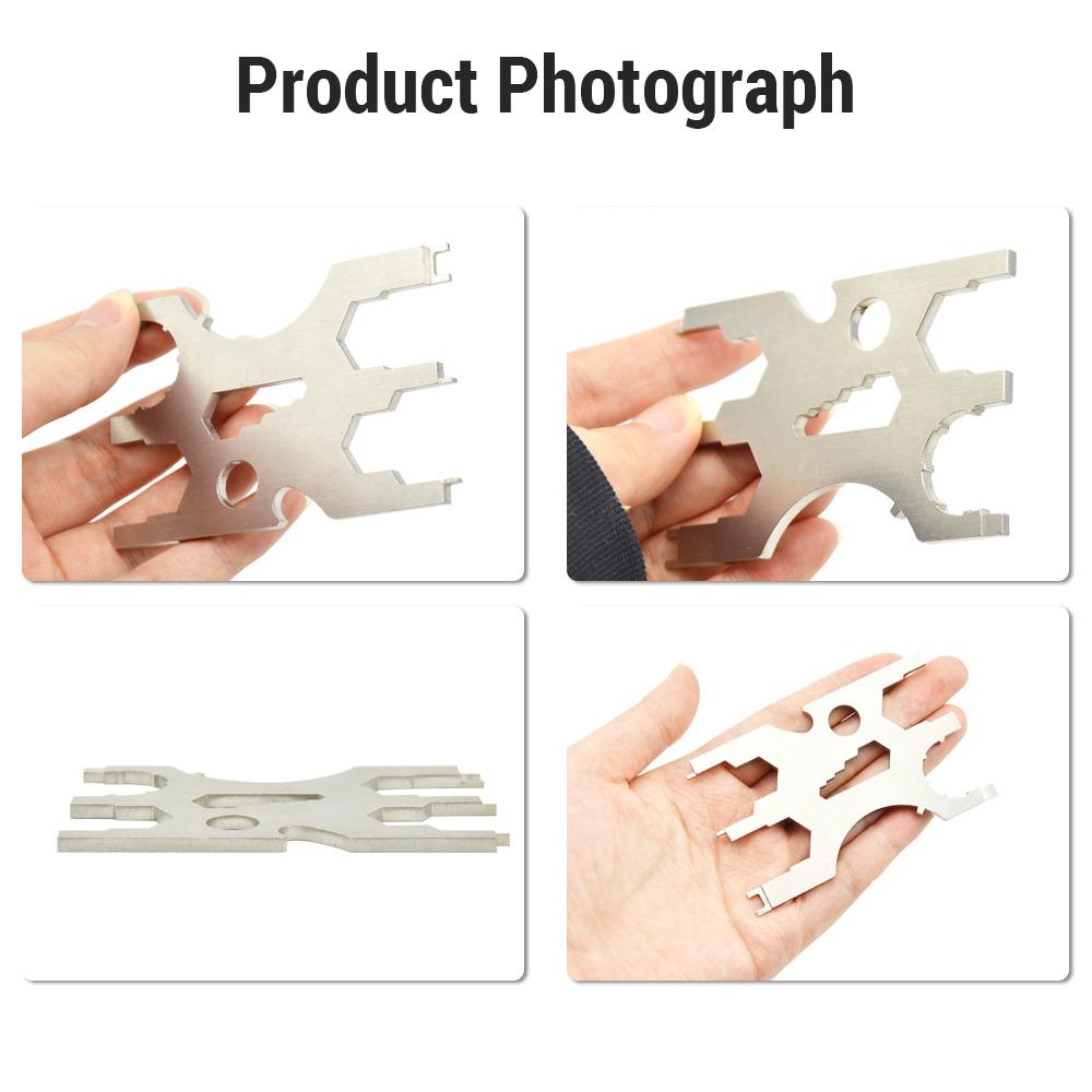 Wielofunkcyjne narzędzie do nurkowania ze stali nierdzewnej, zestaw kart kredytowych, sprzęt do nurkowania, narzędzie do regulacji