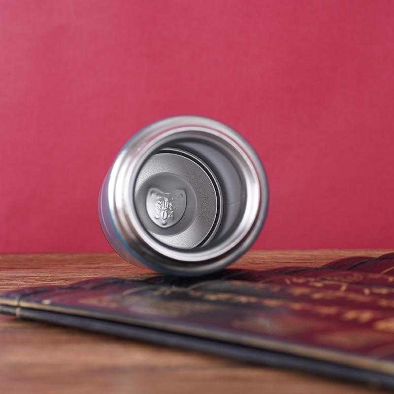 Large Capacity Multi-function Thermos Cup 500ml Vacuum Flasks Portable Stainless Steel Thermos Cup Water Bottle Travel Tea Mug Office Thermos Cup