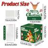 Santa Red Claus Pattern Paper Gift Box Christmas Decoration Prop Atmosphere