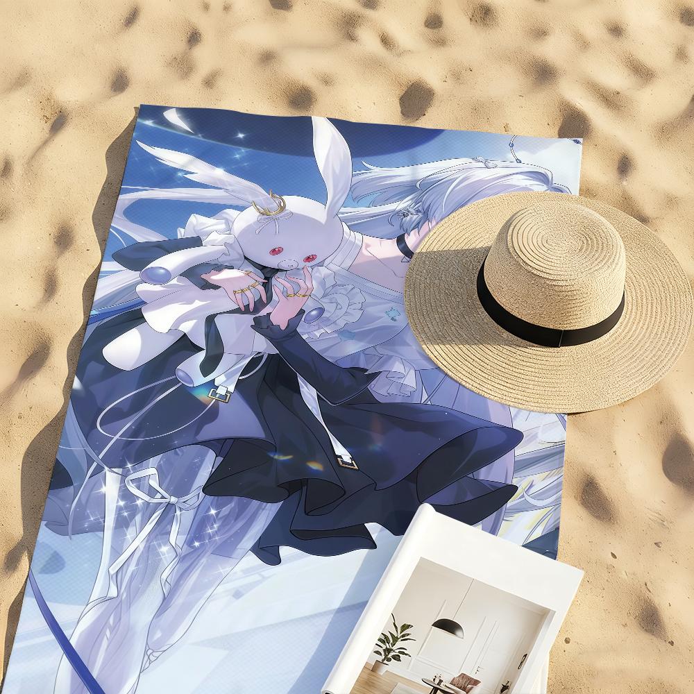 Game WuWa Mornye Towel Sports Quick Dry Travel Camping Gear Sandproof Soft Light Large Beach Towel