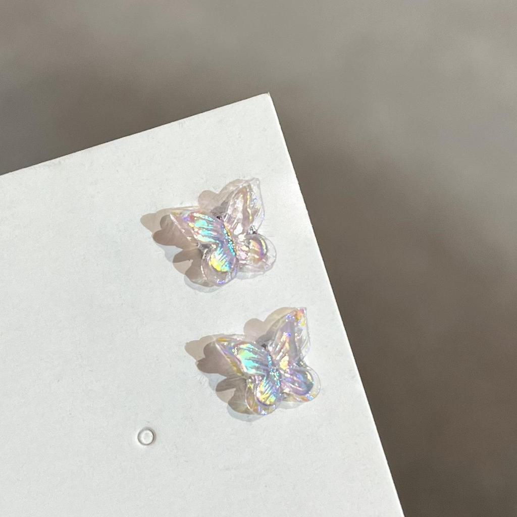 Sweet Camellia No-Piercing Magnetic Butterfly Earrings for Women