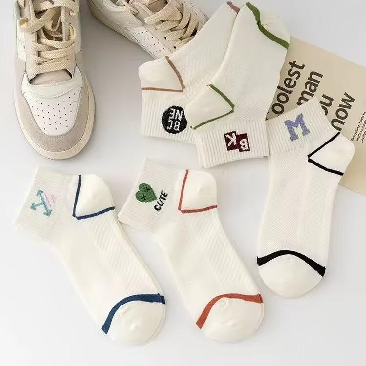 Spring-Summer Breathable Anti-Odor Cotton Ankle Socks for Men & Women