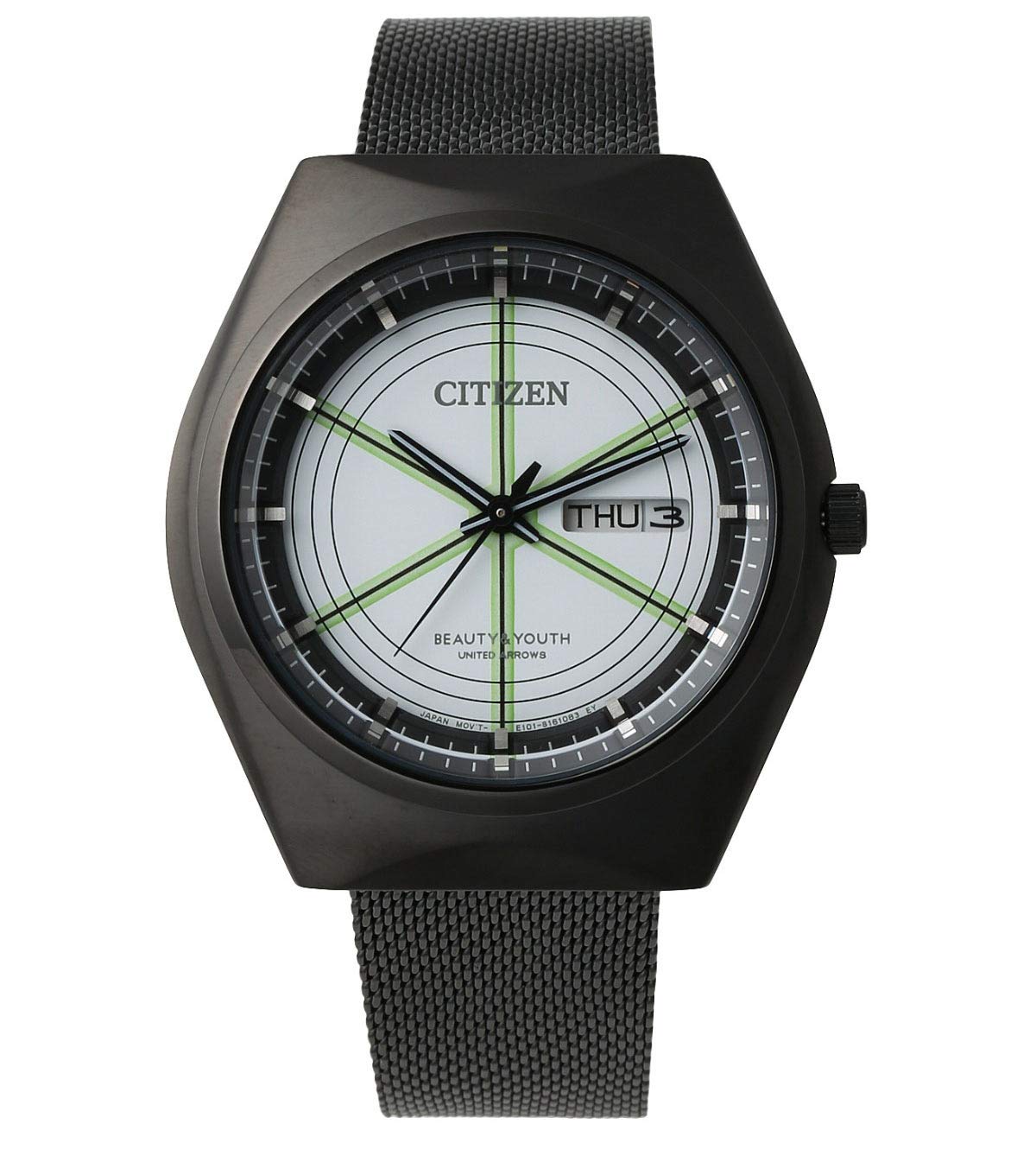 

Citizen Retro Citizen Reissue United Arrows Solar Watch Model, Exclusive, Eco-Drive BM8545-90A