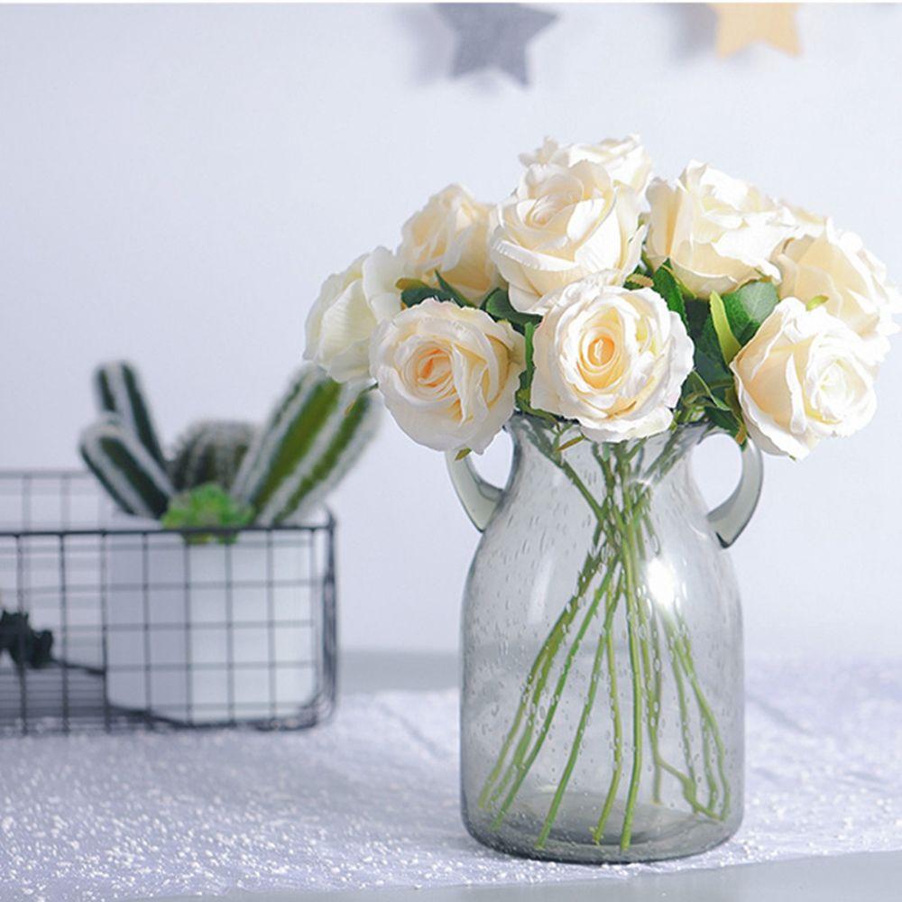 Wedding Decoration Garden Crafts Artificial Flowers Silk Roses Fake Flowers artificial roses